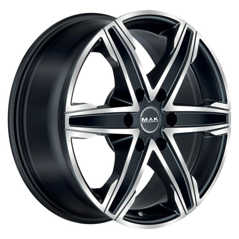Литой колесный диск MAK King 6 Ice Black 6,5x16 6x130 ET54 D84,1