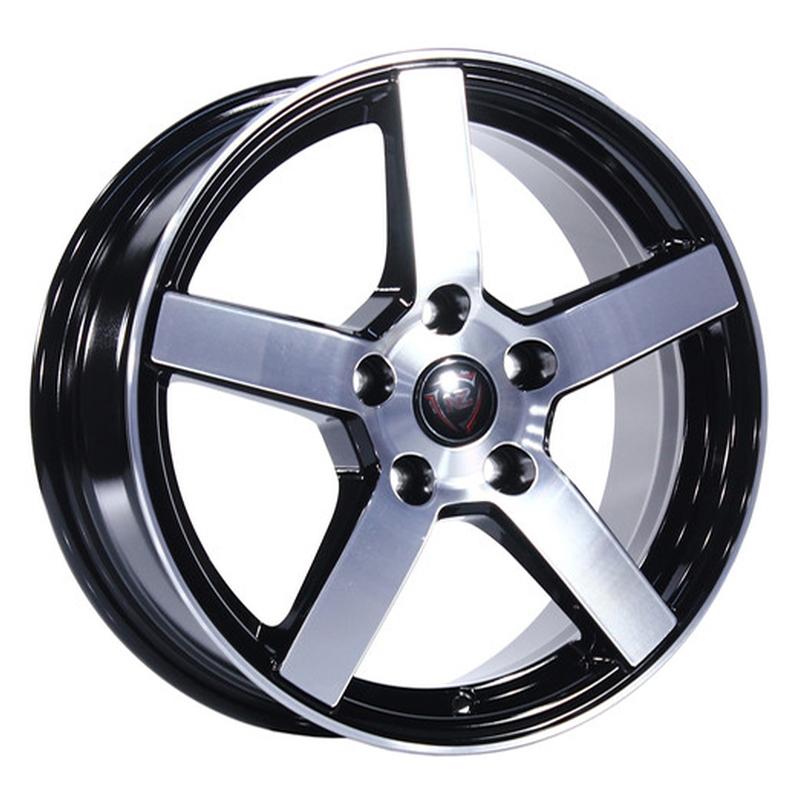 Литой колесный диск NZ R-02 BKF 7,0x17 4x100 ET41 D60,1