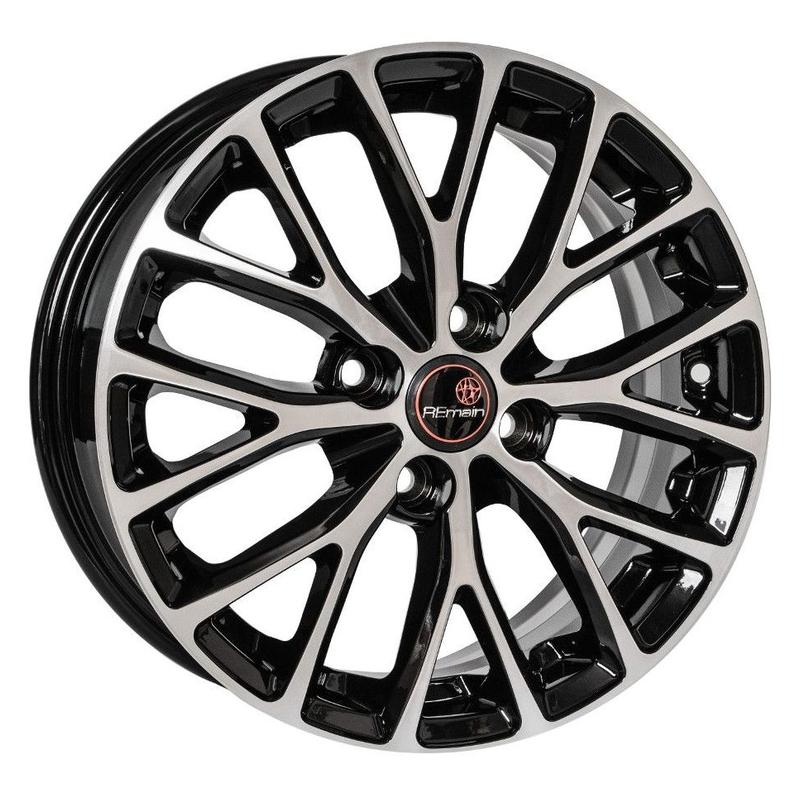 Литой колесный диск Вектор 112 алмаз черный 6,0x15 4x100 ET48 D54,1