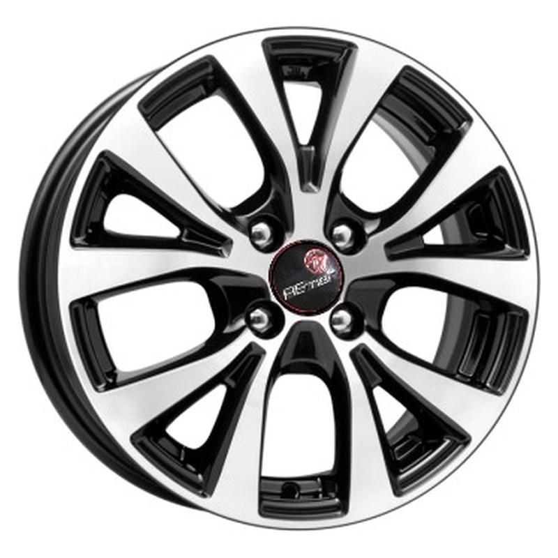 Литой колесный диск Вектор R161 алмаз черный 6,0x15 4x100 ET46 D54,1