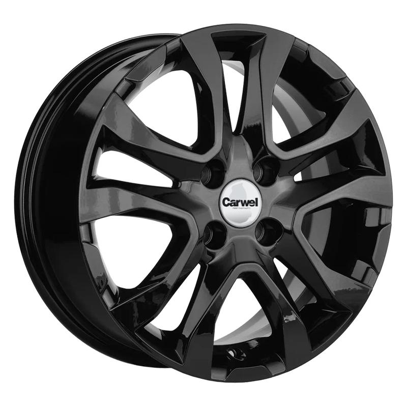 Литой колесный диск Carwel Тобол BL 6,0x15 4x100 ET50 D60,1