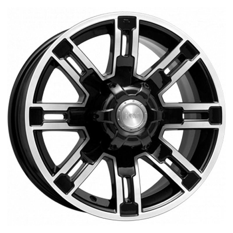 Литой колесный диск K&K КС609 Полюс алмаз черный 7,5x16 6x139,7 ET22 D107,1