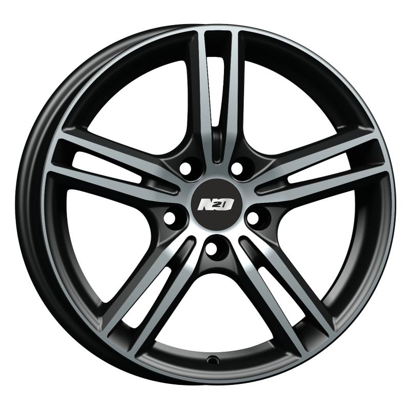 Литой колесный диск N2O V2223 BFP 6,5x16 5x112 ET50 D57,1