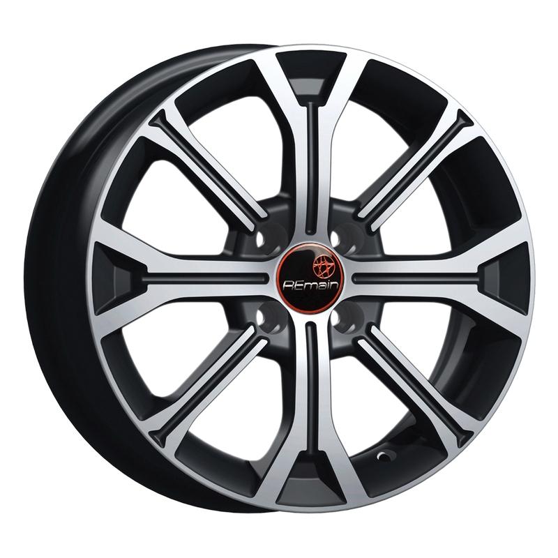 Литой колесный диск Вектор R198 алмаз черный 6,0x15 4x100 ET50 D60,1
