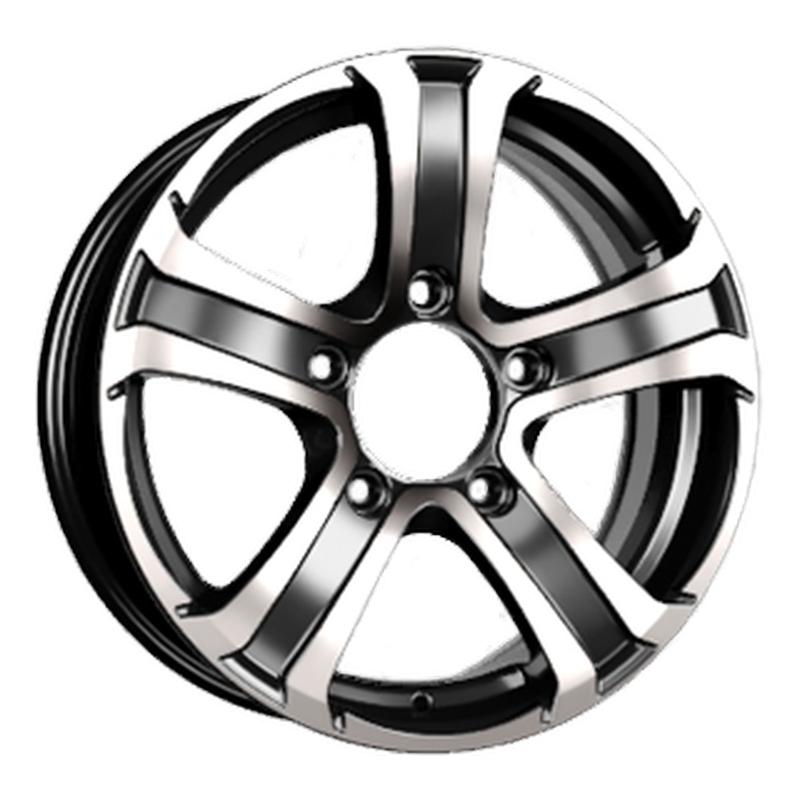 Литой колесный диск Вектор K104 алмаз черный 6,0x16 5x139,7 ET40 D98