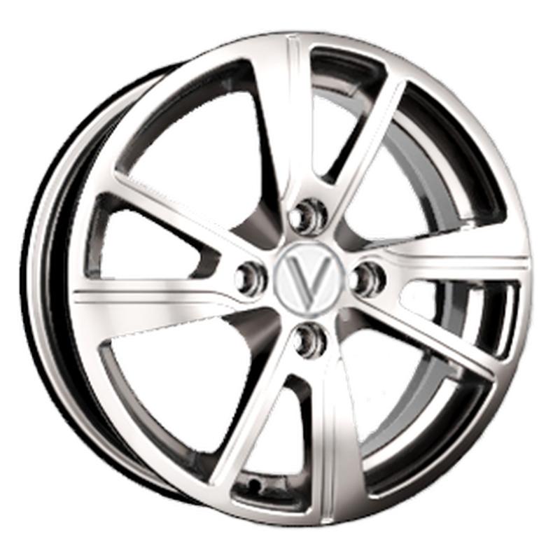 Литой колесный диск Вектор K27 сильвер S 5,5x14 4x100 ET38 D67,1