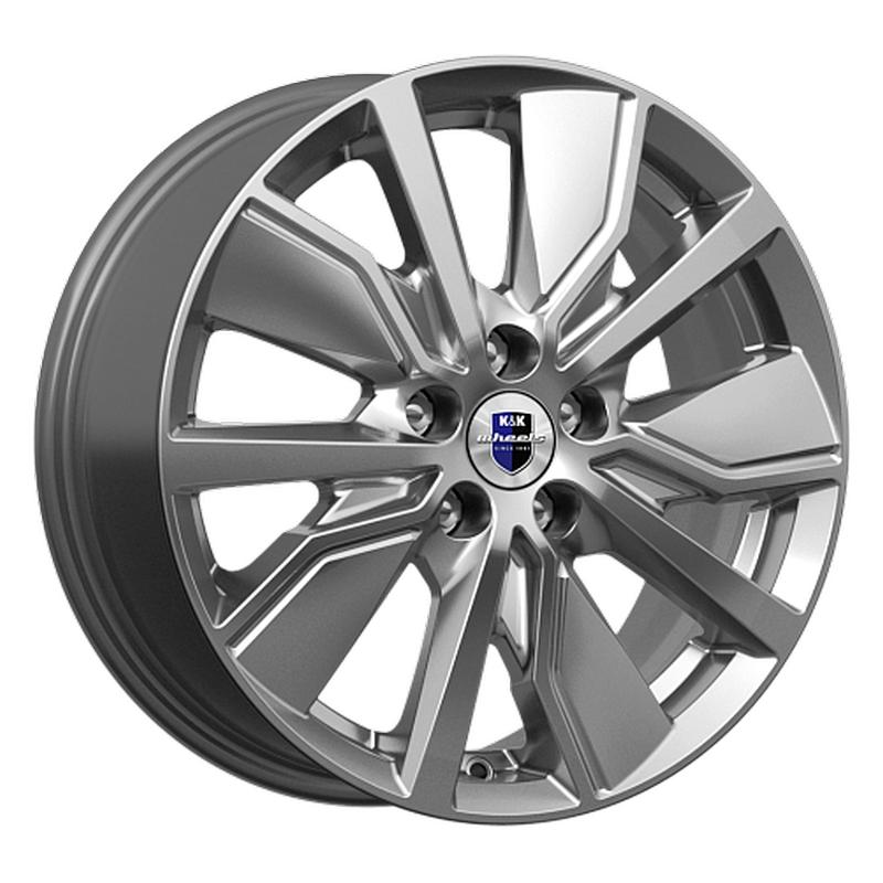 Литой колесный диск K&K КС961 Гамбит дарк платинум 6,5x16 5x112 ET38 D57,1