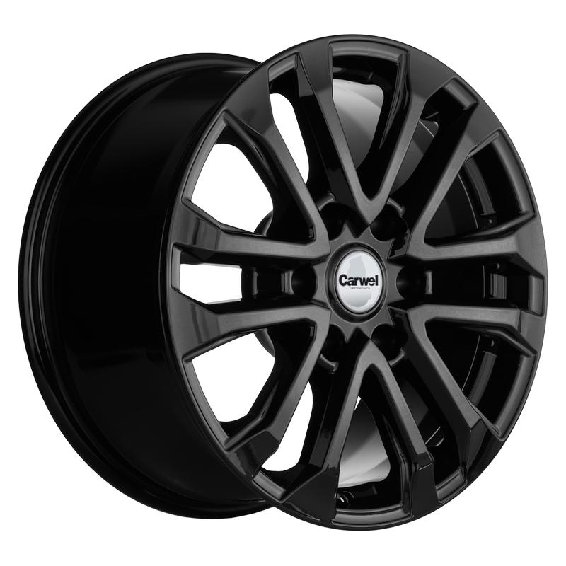 Литой колесный диск Carwel Пур BL 7,5x18 6x139,7 ET25 D106,1