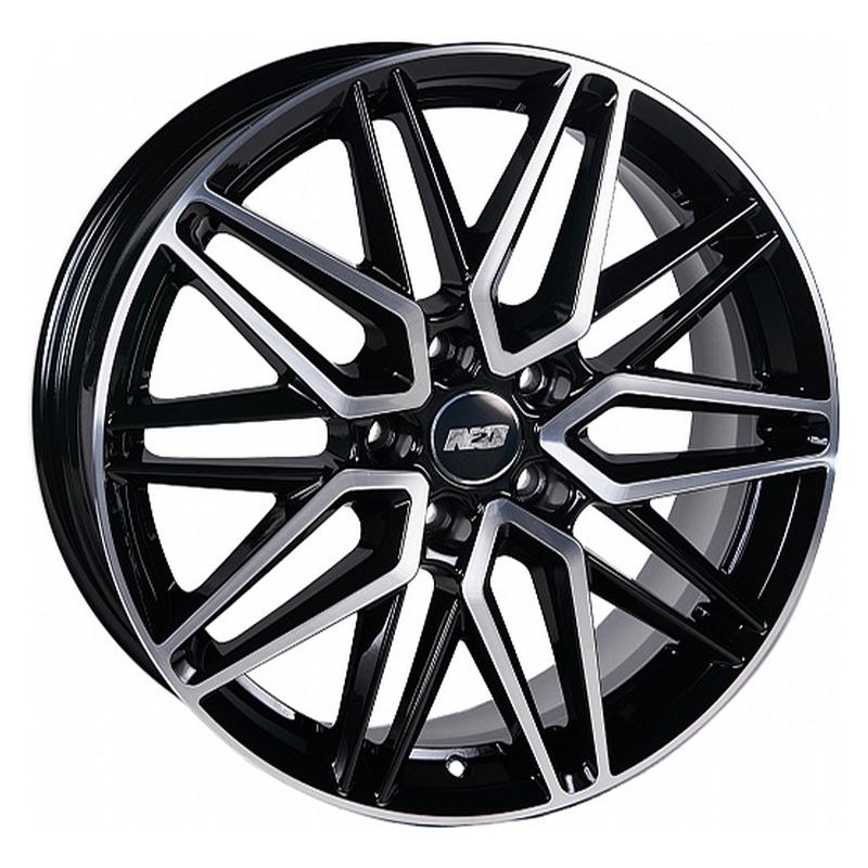 Литой колесный диск N2O V2233 BFP 7,0x18 5x114,3 ET38 D67,1