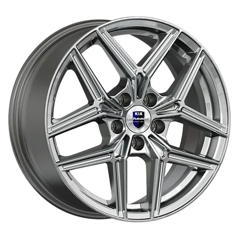 Литой колесный диск K&K КС1025 Юнион дарк платинум 7,0x17 5x114,3 ET39 D60,1