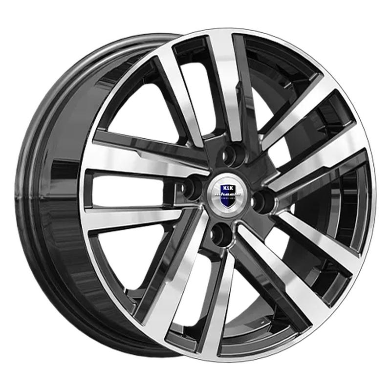 Литой колесный диск K&K КС1034 Хант алмаз черный 6,0x15 4x98 ET30 D58,5