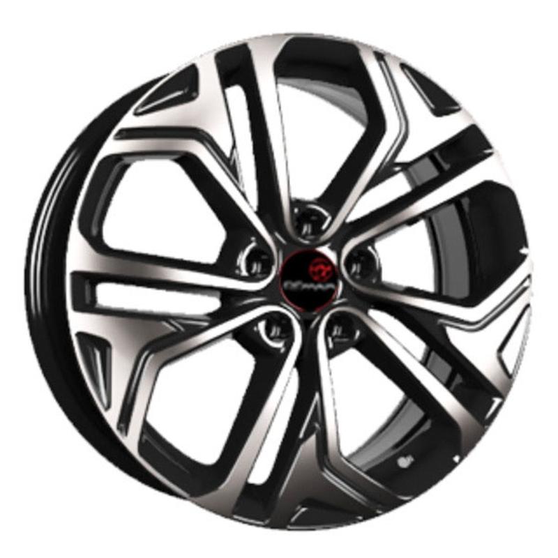 Литой колесный диск Вектор R205 RAV4 алмаз черный 7,5x18 5x114,3 ET45 D60,1