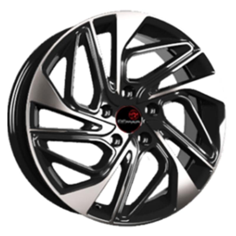 Литой колесный диск Вектор R206 Sportage алмаз черный 7,0x17 5x114,3 ET48,5 D67,1
