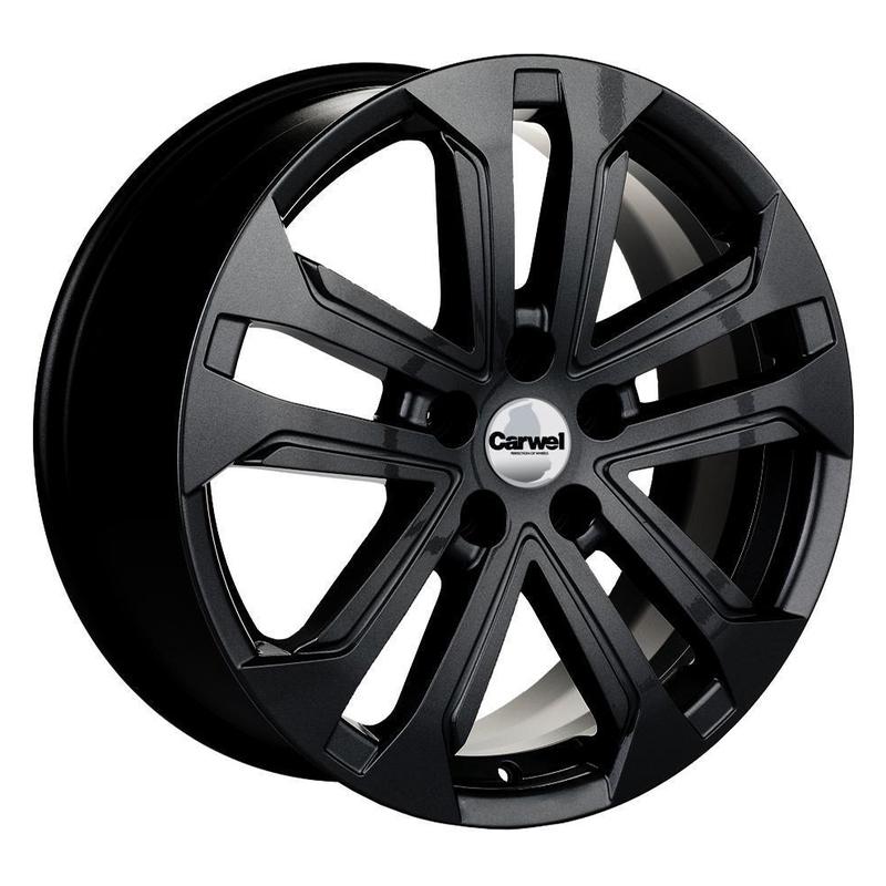 Литой колесный диск Carwel Куж BL 7,0x18 5x108 ET36 D65,1