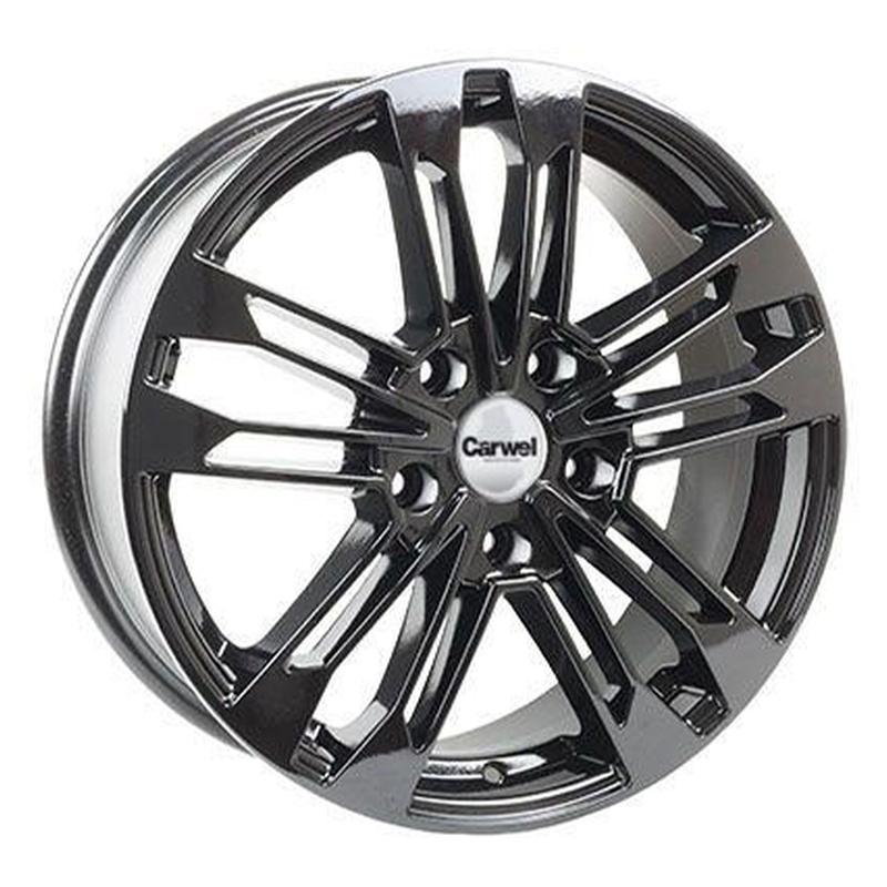 Литой колесный диск Carwel Сура R167 BL 7,0x17 5x114,3 ET55 D67,1
