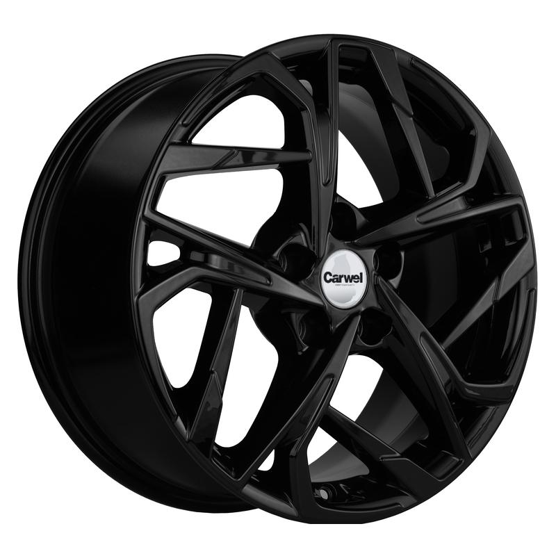 Литой колесный диск Carwel Цаган BL 7,0x17 5x108 ET40 D54,1