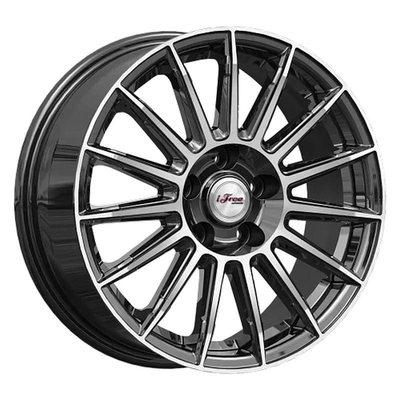 Литой колесный диск iFree Азур KC1052 блэк джек 6,5x16 5x108 ET46 D63,35