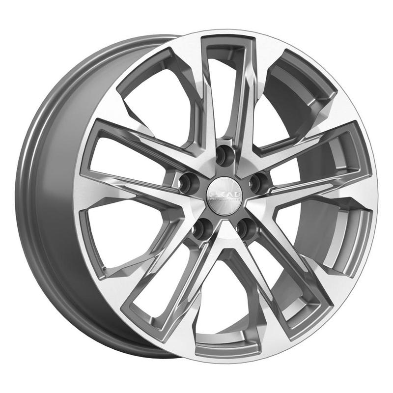 Литой колесный диск Skad Атакор Алмаз графит 7,0x17 5x100 ET38 D57,1