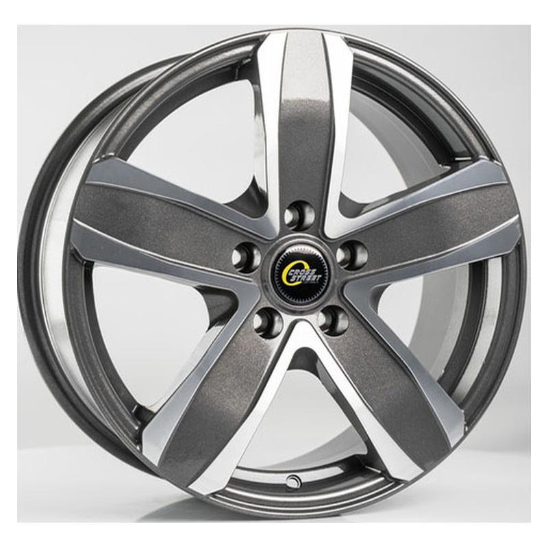 Литой колесный диск CrossStreet CR-21 GMF 7,0x17 5x114,3 ET40 D64,1