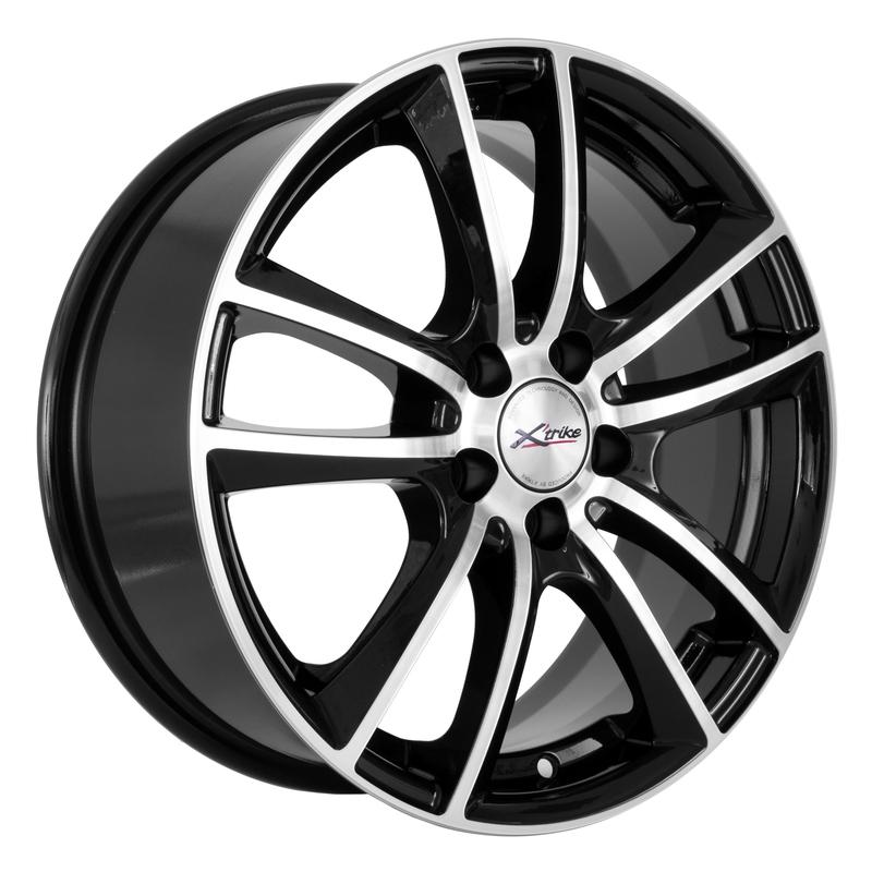 Литой колесный диск X-trike X-116 BKFP 6,5x16 5x112 ET45 D57,1