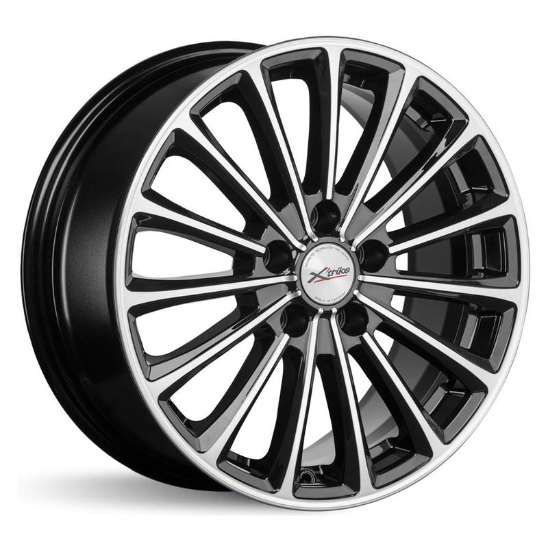 Литой колесный диск X-trike X-136 BKFP 7,0x17 5x114,3 ET38 D67,1