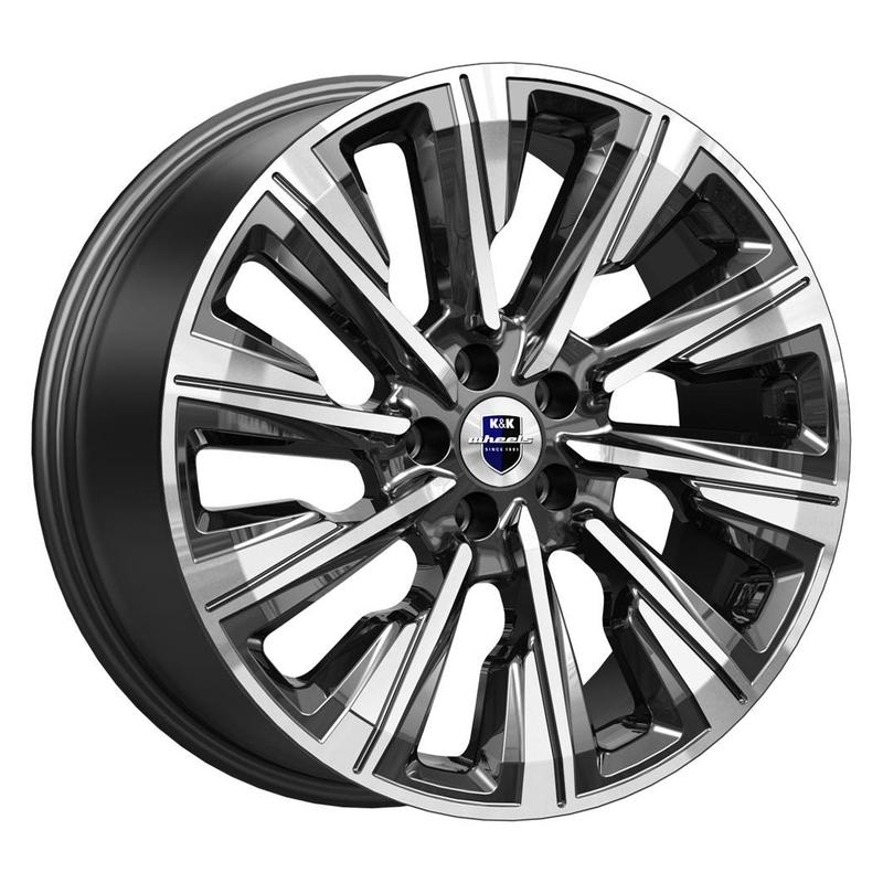 Литой колесный диск K&K КС1039 Галего алмаз черный 7,5x19 5x114,3 ET49 D67,1