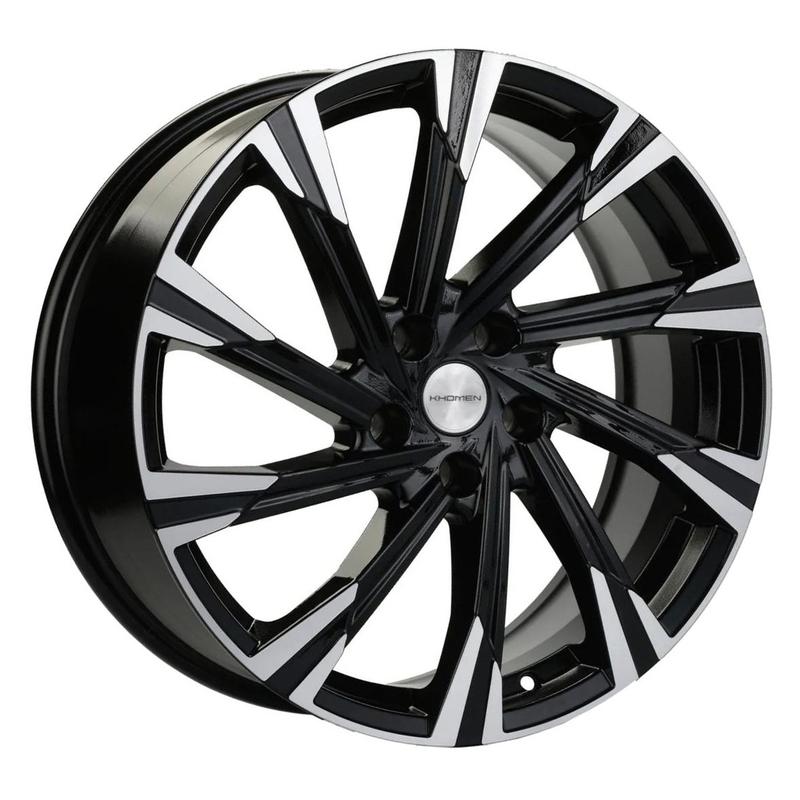 Литой колесный диск Khomen 1901 BLF 7,5x19 5x108 ET46 D63,4
