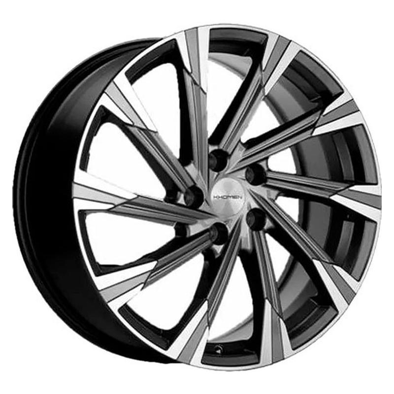Литой колесный диск Khomen 1901 GRF 7,5x19 5x114,3 ET45 D67,1