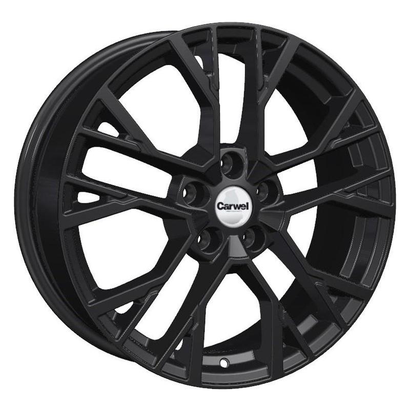Литой колесный диск Carwel Камак BL 7,0x18 5x108 ET33 D60,1