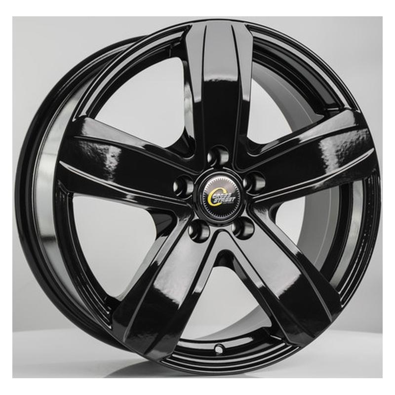 Литой колесный диск CrossStreet CR-21 Black 7,0x17 5x114,3 ET35 D67,1