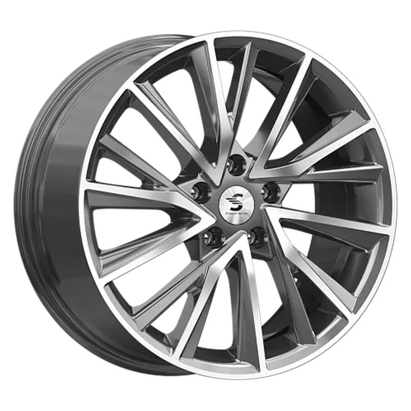 Литой колесный диск K&K КР010 Diamond gloss graphite 7,5x18 5x114,3 ET45 D60,1