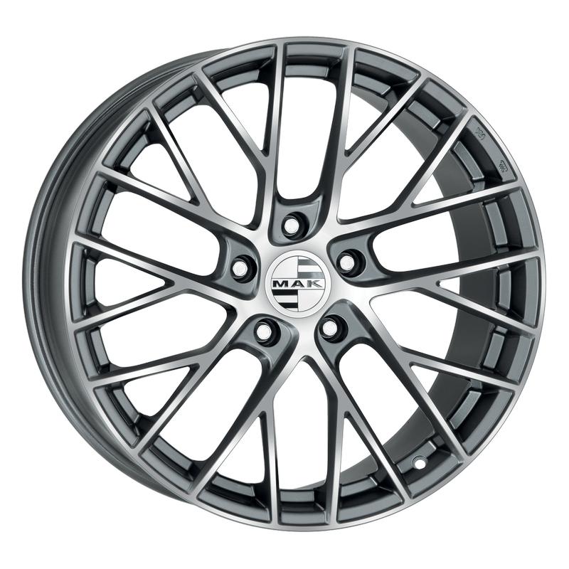 Литой колесный диск MAK Monako Gunmetal Mirror Face 8,5x19 5x130 ET55 D71,6
