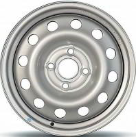 Штампованный стальной диск Trebl 53A45D Silver 5,5x14 4x100 ET45 D57,1