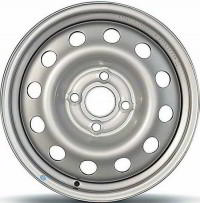 Штампованный стальной диск Trebl 42B40B Silver 5,0x13 4x98 ET40 D58,6