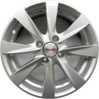 Литой колесный диск K&K КС581 Solaris II сильвер 6,0x15 4x100 ET46 D54,1