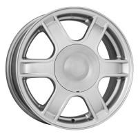 Литой колесный диск K&K КС576 Logan сильвер 5,5x14 4x100 ET43 D60,1