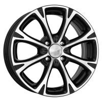Литой колесный диск K&K КС606 Блюз алмаз черный 6,0x15 4x100 ET37 D60,1