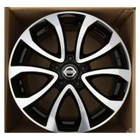 Литой колесный диск K&K КС623 Juke алмаз черный 7,0x17 5x114,3 ET47 D66,1