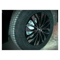 Литой колесный диск K&K КС628 Канзаши алмаз черный 5,5x14 4x108 ET38 D63,35