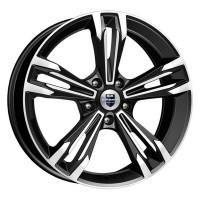 Литой колесный диск K&K КС655 Каррера алмаз черный 7,0x18 5x114,3 ET41 D67,1