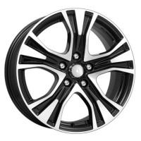 Литой колесный диск K&K КС673 Juke алмаз черный 7,0x17 5x114,3 ET47 D66,1