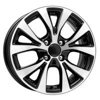 Литой колесный диск K&K КС685 Solaris алмаз черный 6,0x15 4x100 ET48 D54,1