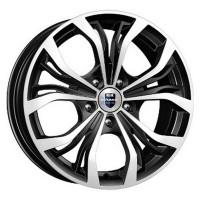 Литой колесный диск K&K КС701 Аламида алмаз черный 6,0x15 5x100 ET45 D67,1