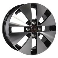 Литой колесный диск Kia Replica KI52 BKF 6,0x15 4x100 ET48 D54,1