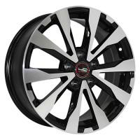 Литой колесный диск Subaru Replica SB25 BKF 7,0x18 5x100 ET48 D56,1
