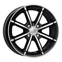 Литой колесный диск K&K КС603 Sportline алмаз черный 6,0x14 4x98 ET30 D58,5