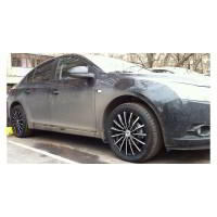 Литой колесный диск K&K КС562 Акцент алмаз черный 7,0x17 5x114,3 ET45 D66,1