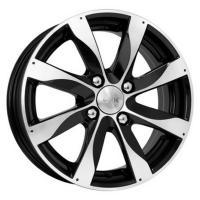 Литой колесный диск K&K КС617 Джемини алмаз черный 6,0x15 4x98 ET35 D67,1