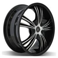 Литой колесный диск Harp Y-02 Glossy Black Machined Face Glossy Black Lip 7,5x18 5x114,3 ET40 D72,6