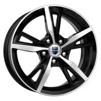 Литой колесный диск K&K КС690 Фишт алмаз черный 6,5x16 5x110 ET39 D65,1